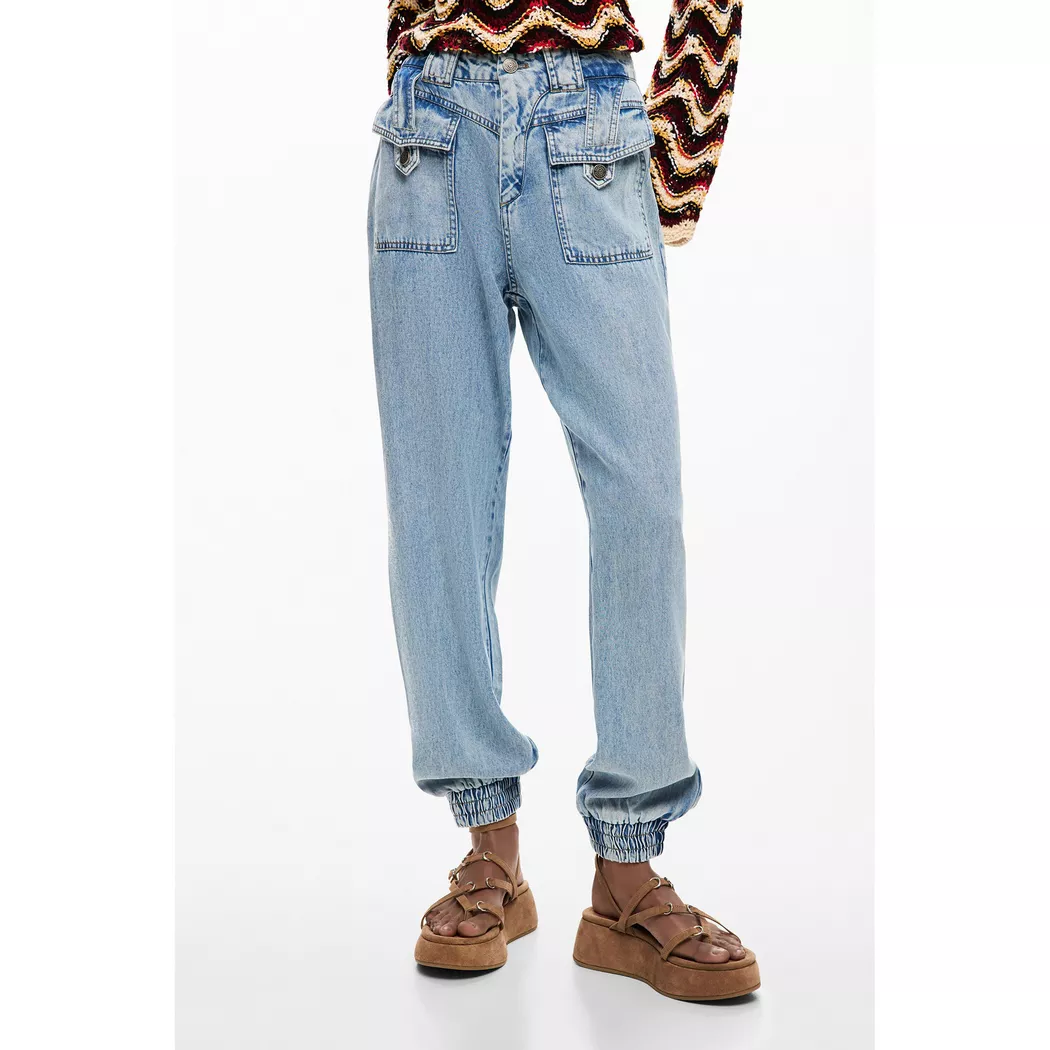 Desigual Pantalon denim jogger BLUE 40 female 6