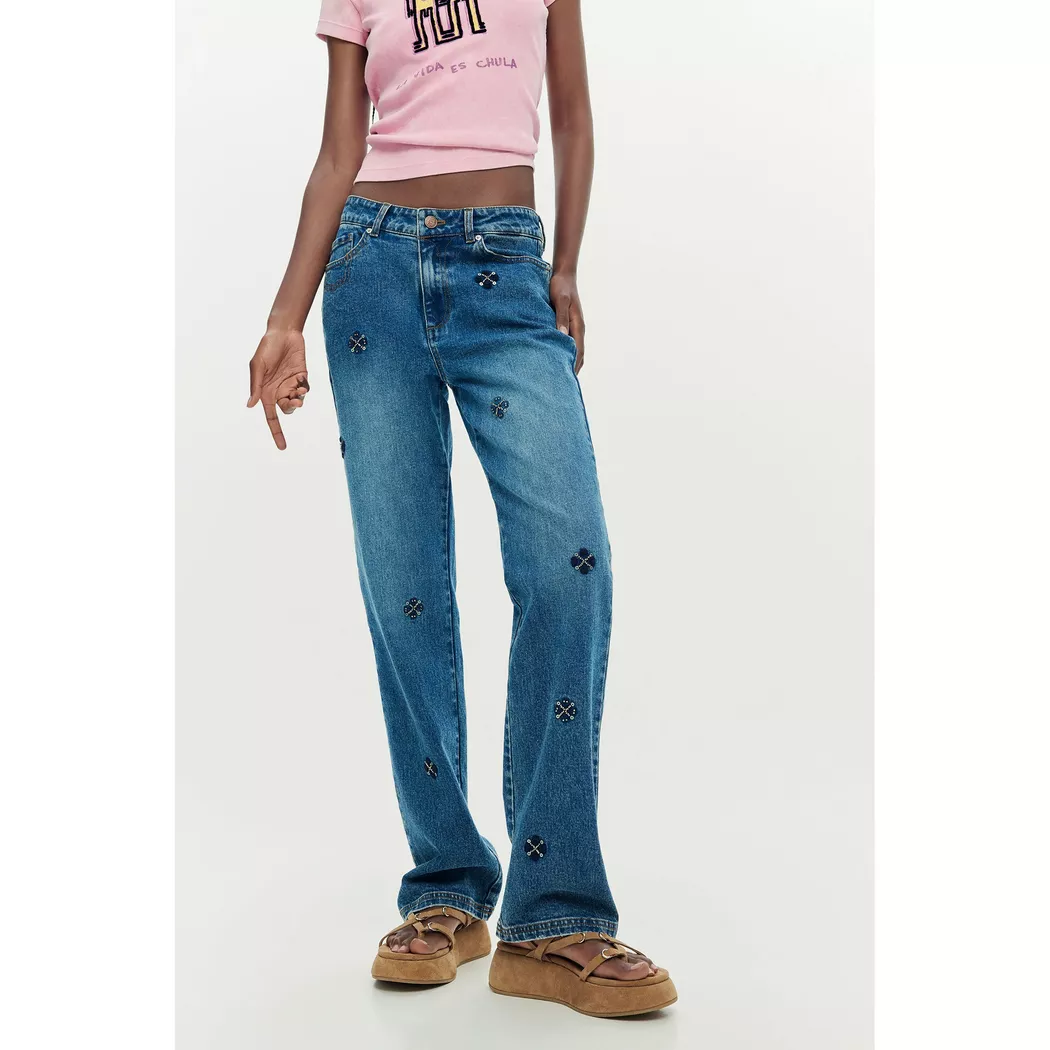 Desigual Jean slim BLUE 38 female