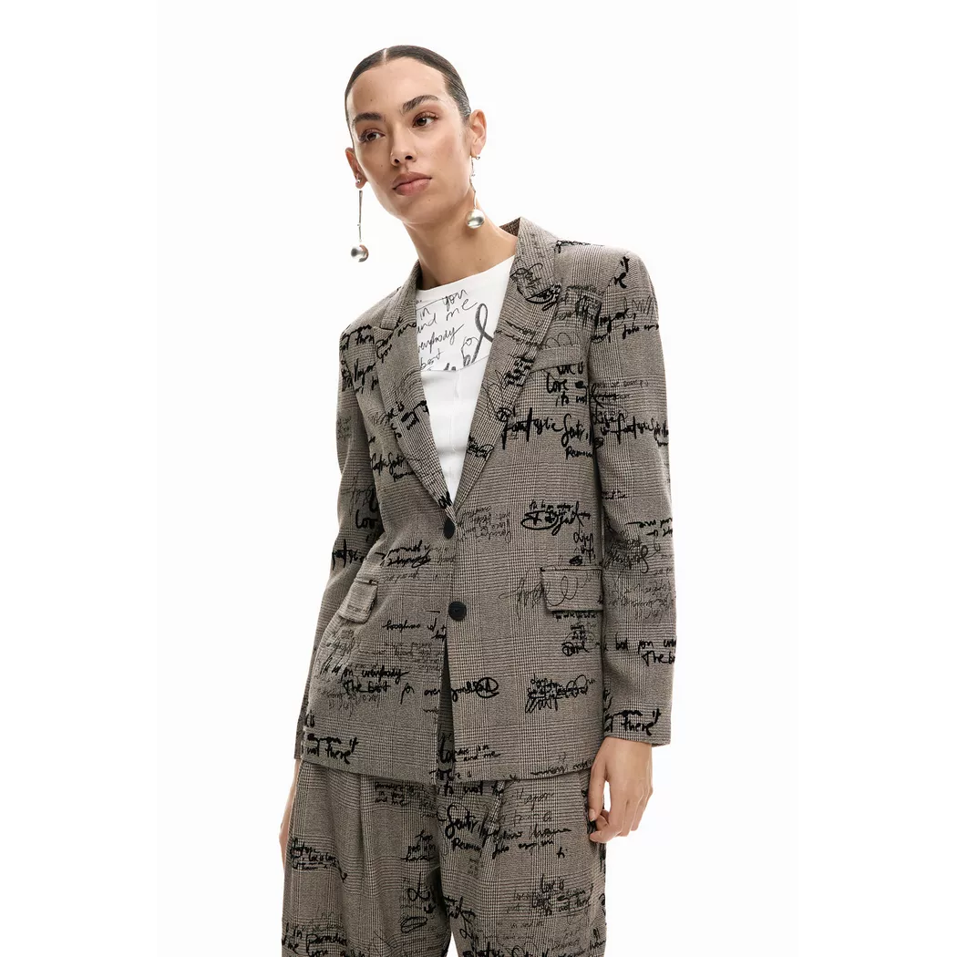 Desigual - Mantel, für Damen, Grau, Größe L