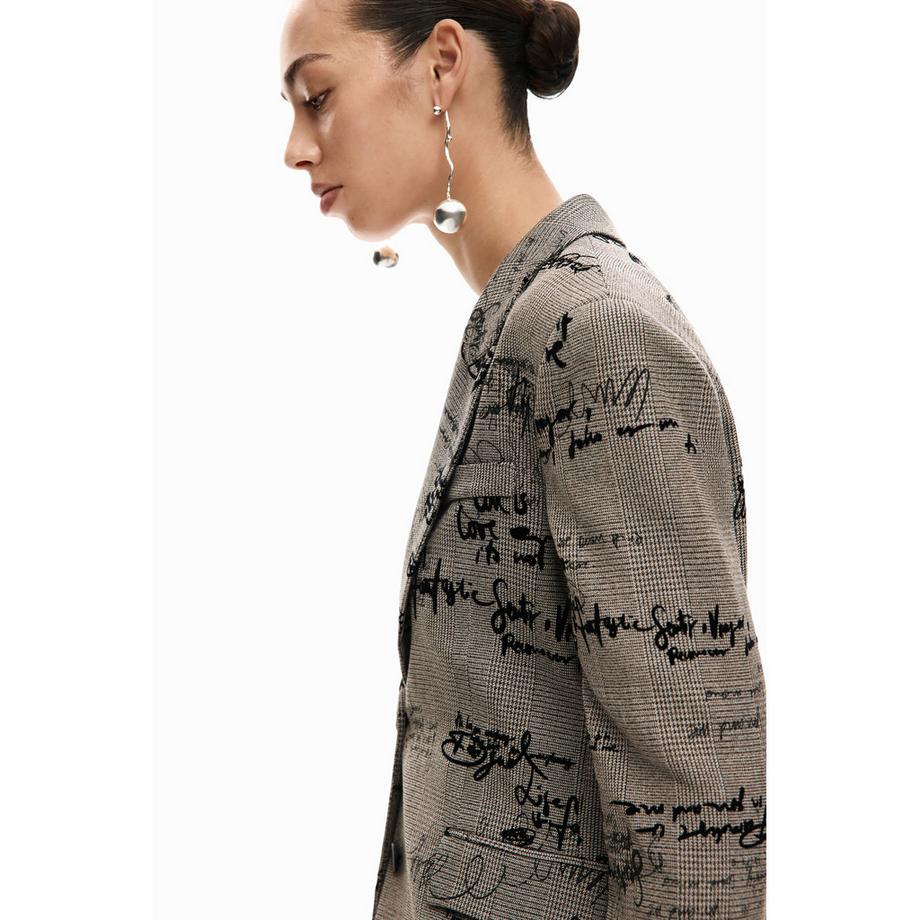 Desigual Blazer con stampa all-over  