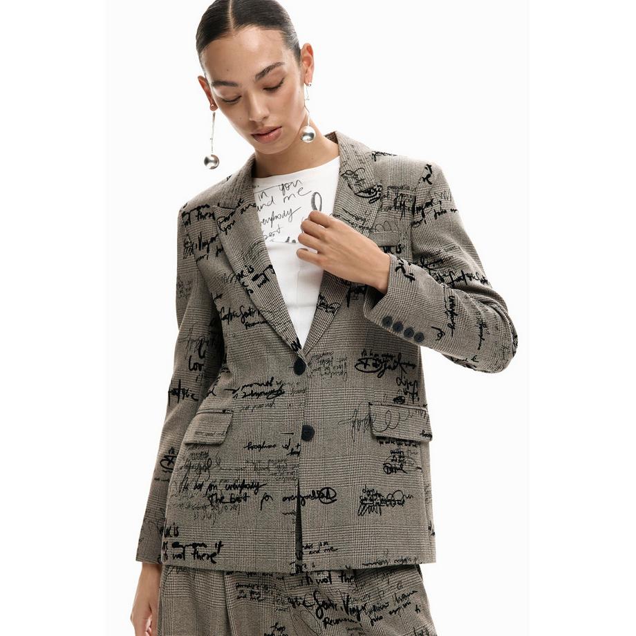 Desigual Blazer con stampa all-over  