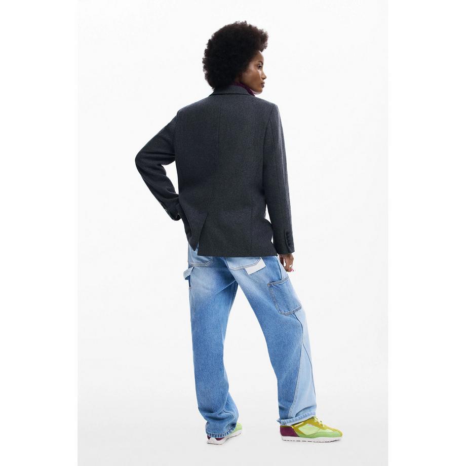 Desigual Giacca con dettagli ricamati  