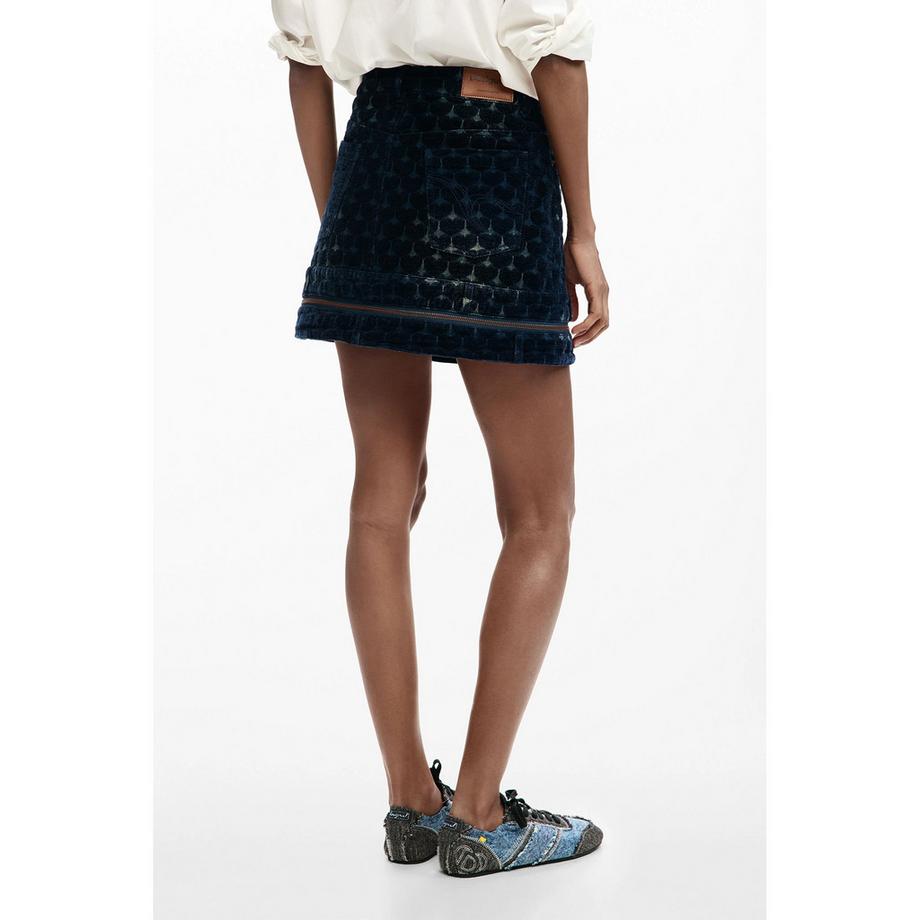 Desigual Minirock mit geprägtem Muster  