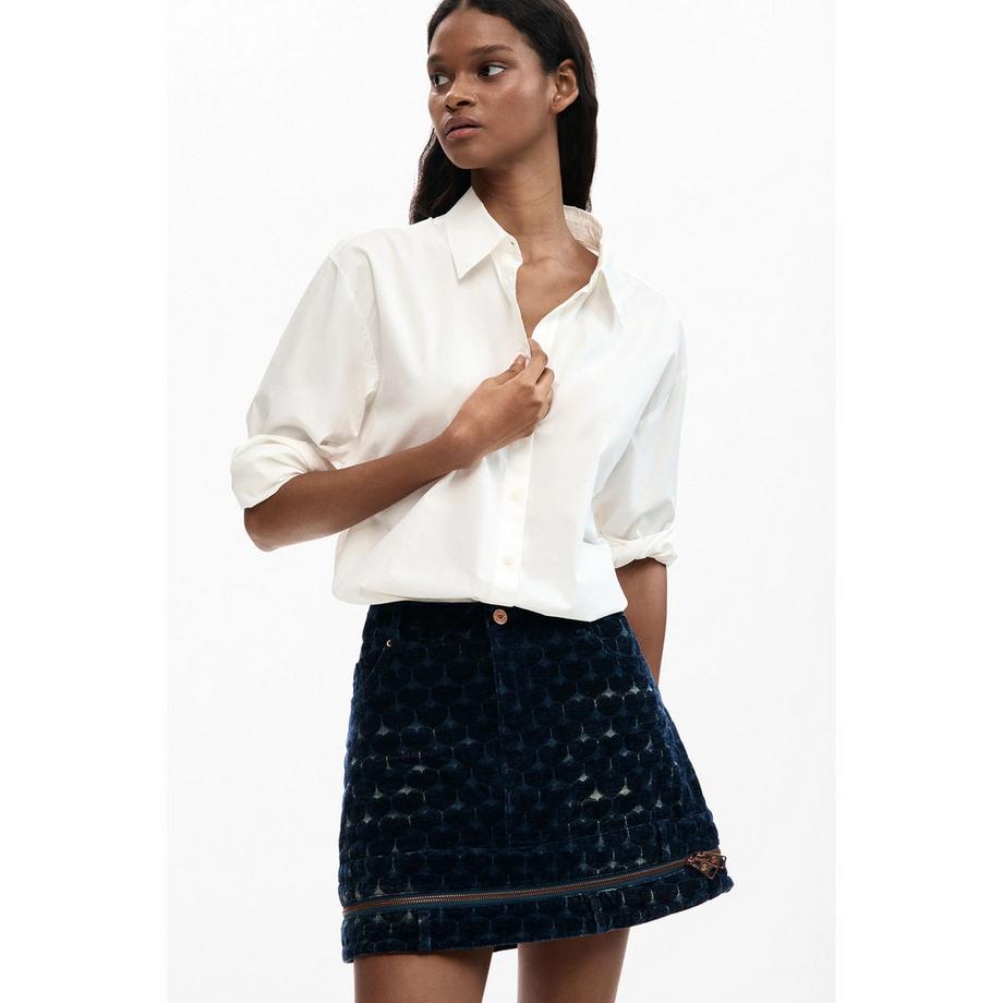 Desigual Minirock mit geprägtem Muster  