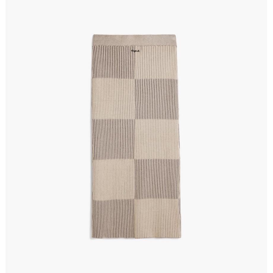 Desigual Gerippter Strick Maxirock  