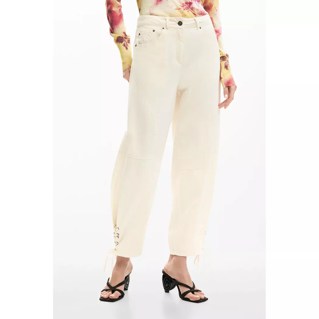 Desigual - Hose, für Damen, Ecru, Größe S