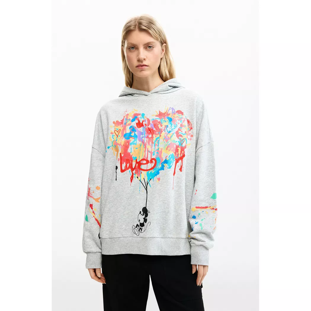 Desigual Sweatshirt mickey mouse™ BLACK L female