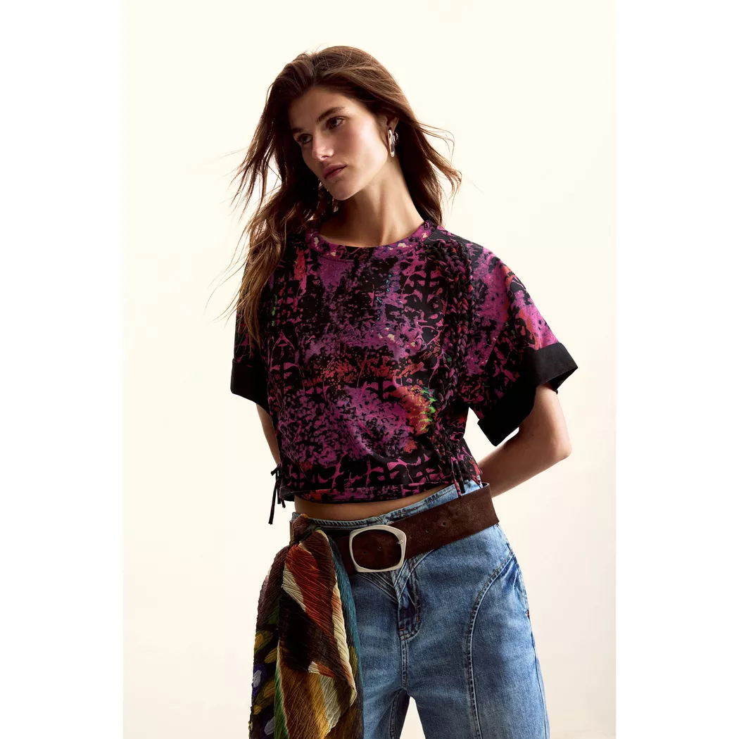 Desigual T-shirt conçue par mr. christian lacroix RED L female 2