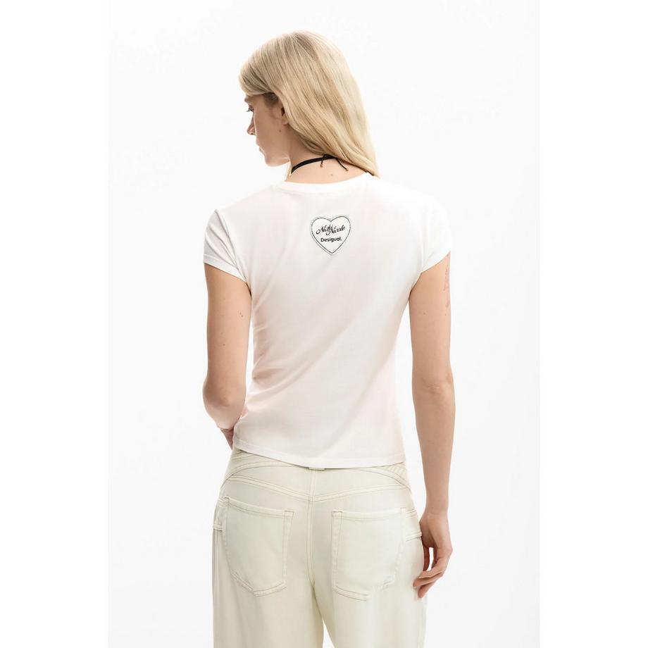 Desigual Cupid Grafikdruck T-Shirt  