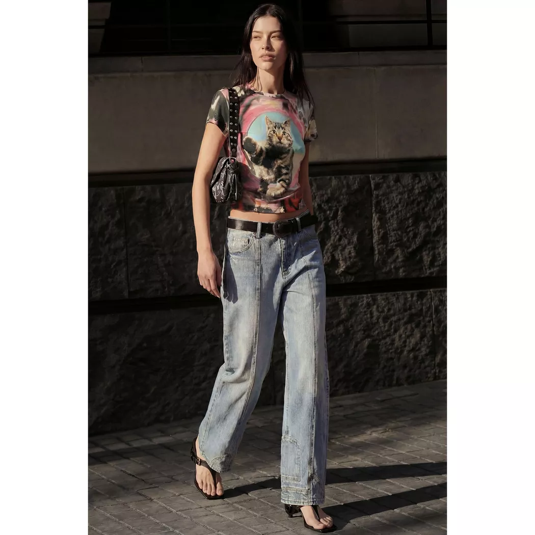 Desigual T-shirt ethnique conçu par mr. christian lacroix RED XS female