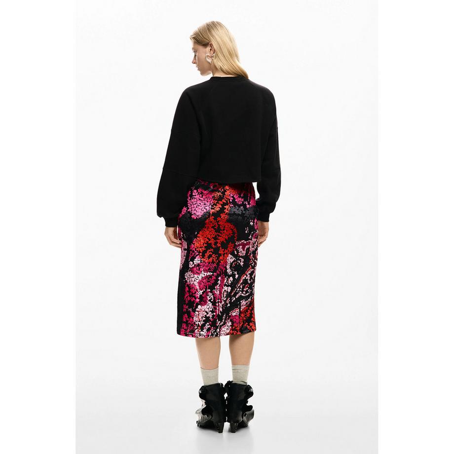 Desigual Geblümtes Midi-Kleid  