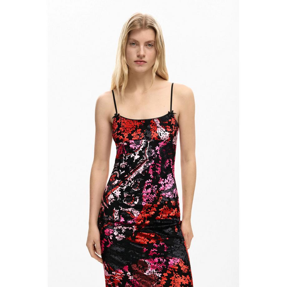 Desigual Geblümtes Midi-Kleid  