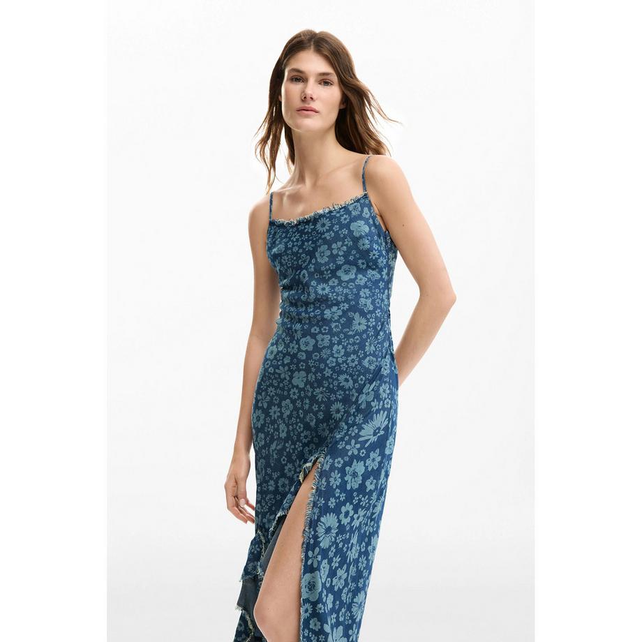 Desigual Geblümtes Midi-Kleid  