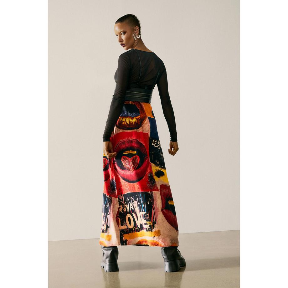 Desigual Bedrucktes Maxikleid  