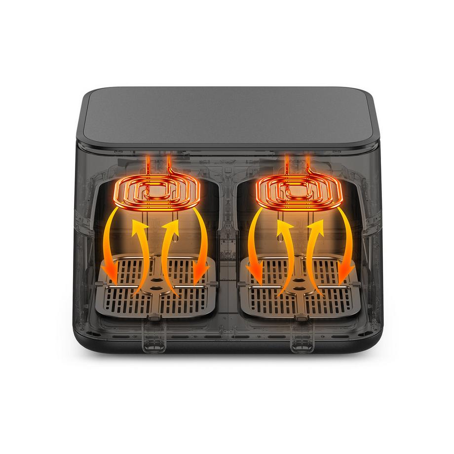 Solis Heissluft-Fritteuse Duo, Typ 8102 