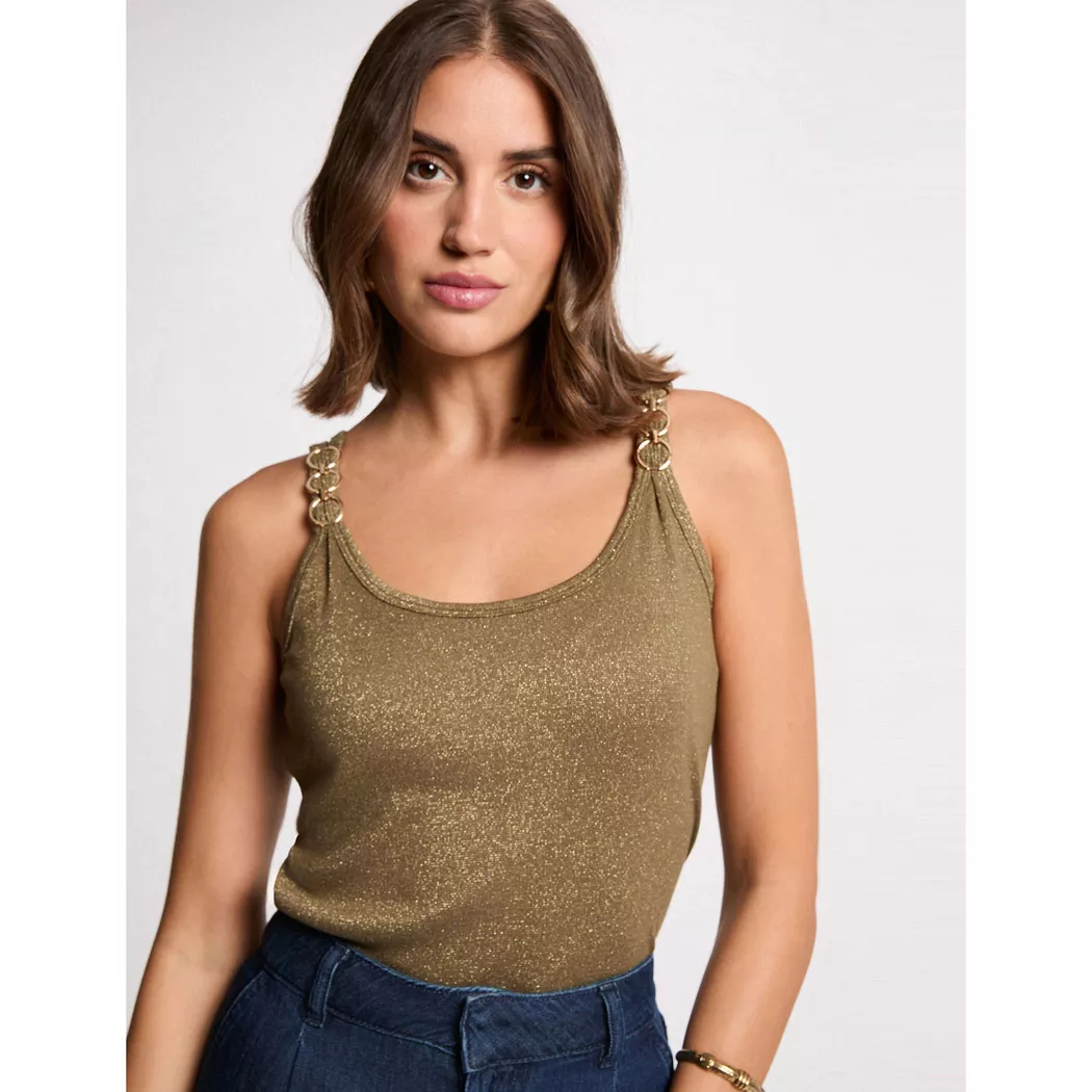Morgan - Tank Top, für Damen, Grün Größe XL