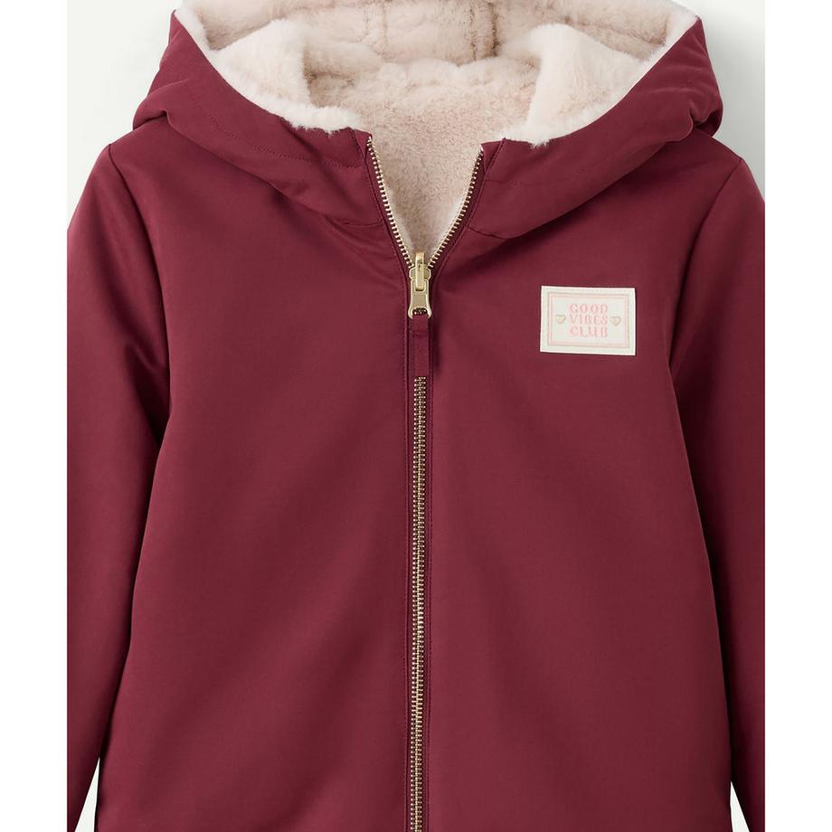 Tape à l'oeil Veste à capuche avec doublure en fausse fourrure  
