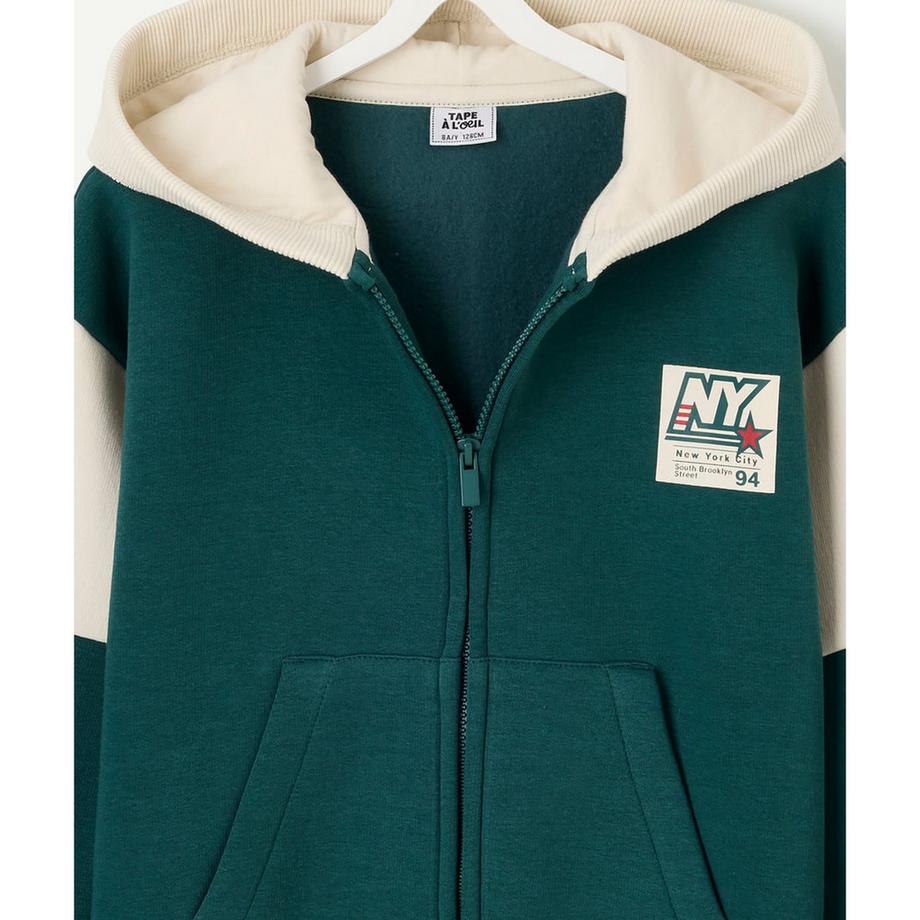 Tape à l'oeil  Hoodie, avec fermeture éclair 