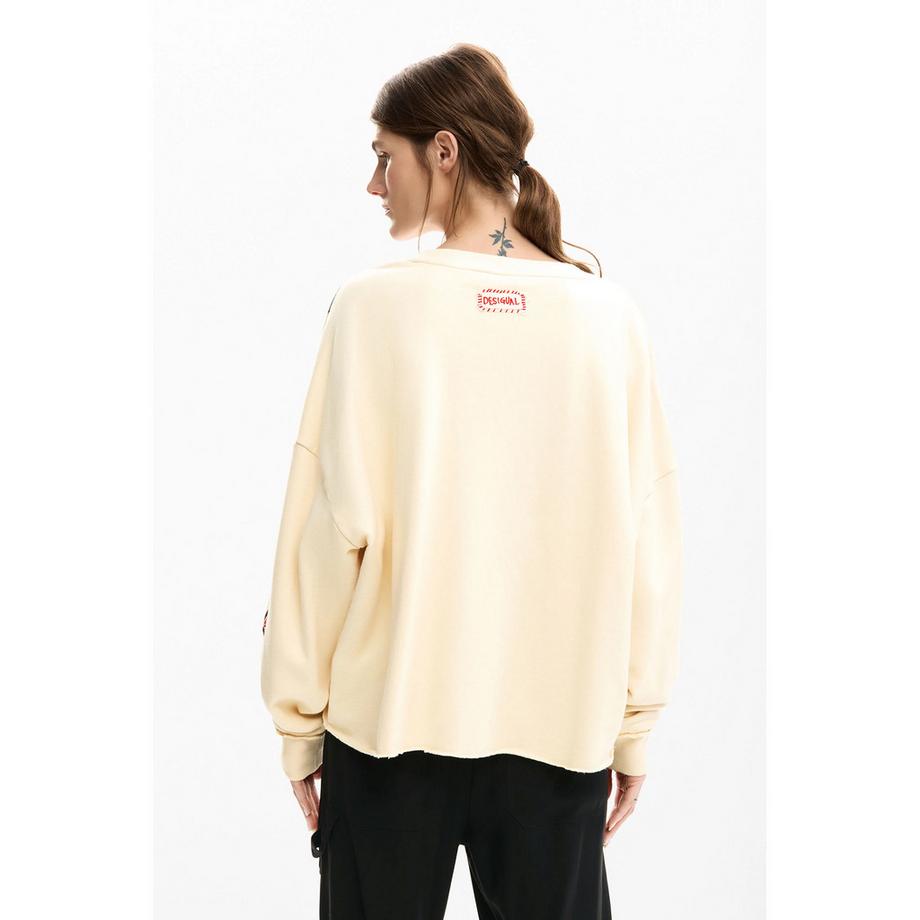 Desigual Mickey Mouse Print Sweat-shirt Oversized  