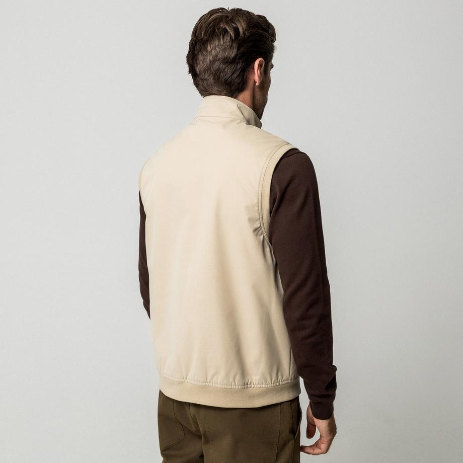 Manor Man Gilet sans manches à col montant  