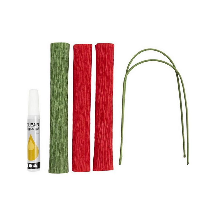 Creativ Company Kit de loisirs créatifs Krepppapier-Set Rosen 