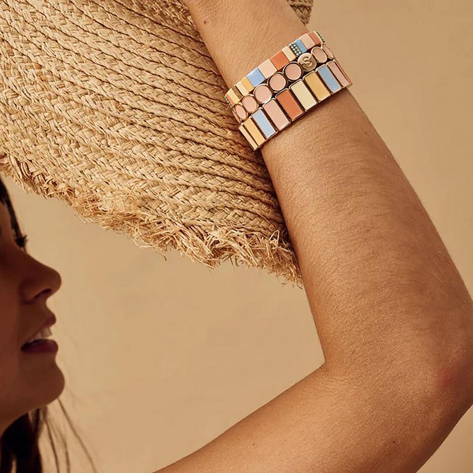 Simone à Bordeaux Unicolore Armband 