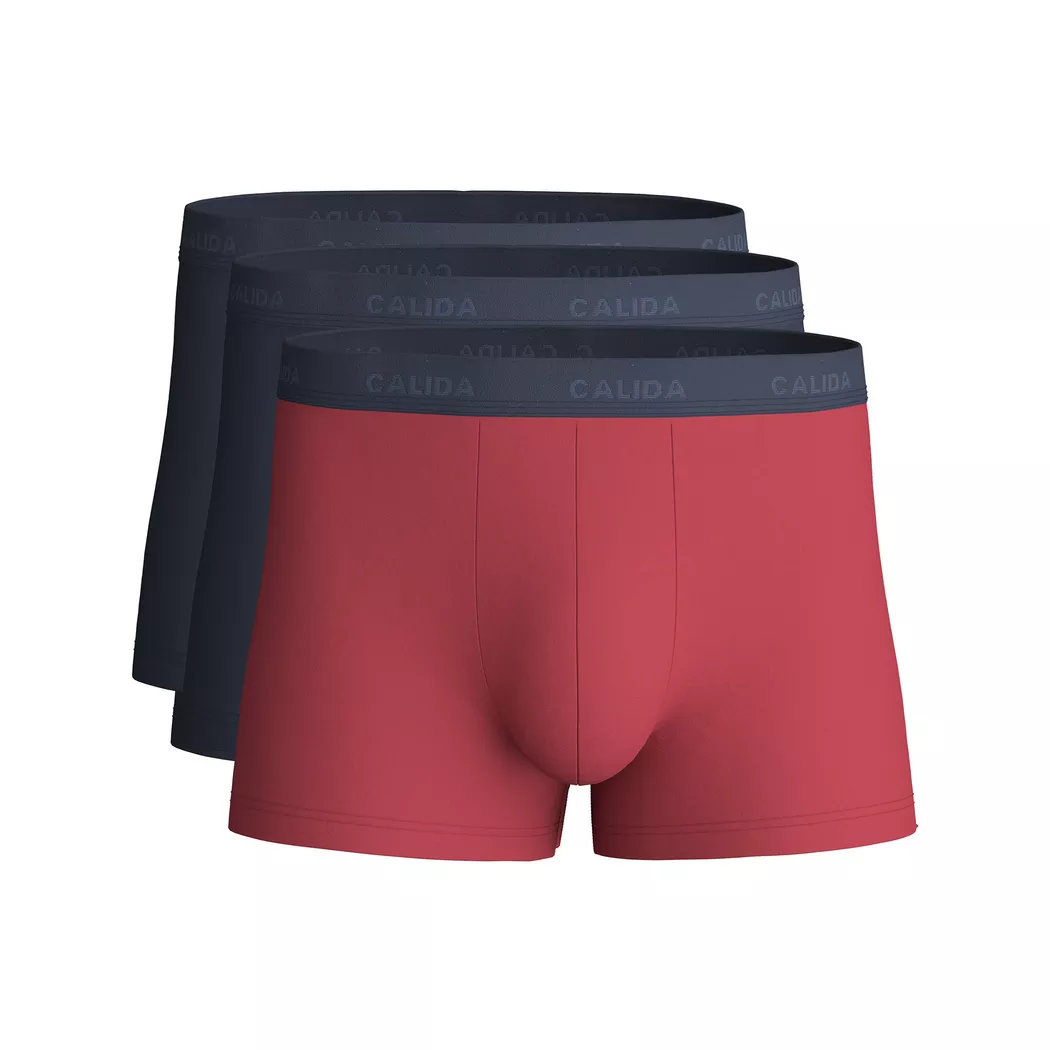 Calida - Boxershorts, für Herren, Dunkelrot, Größe XL