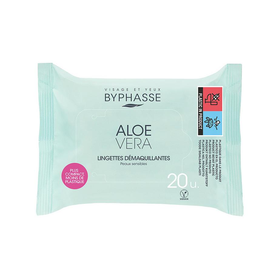 Lingettes démaquillantes aloé véra Px Sensibles X 20