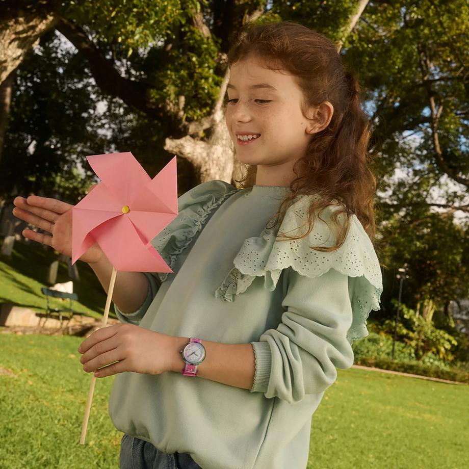 flik-flak FLIP IT PINK! Analoguhr 