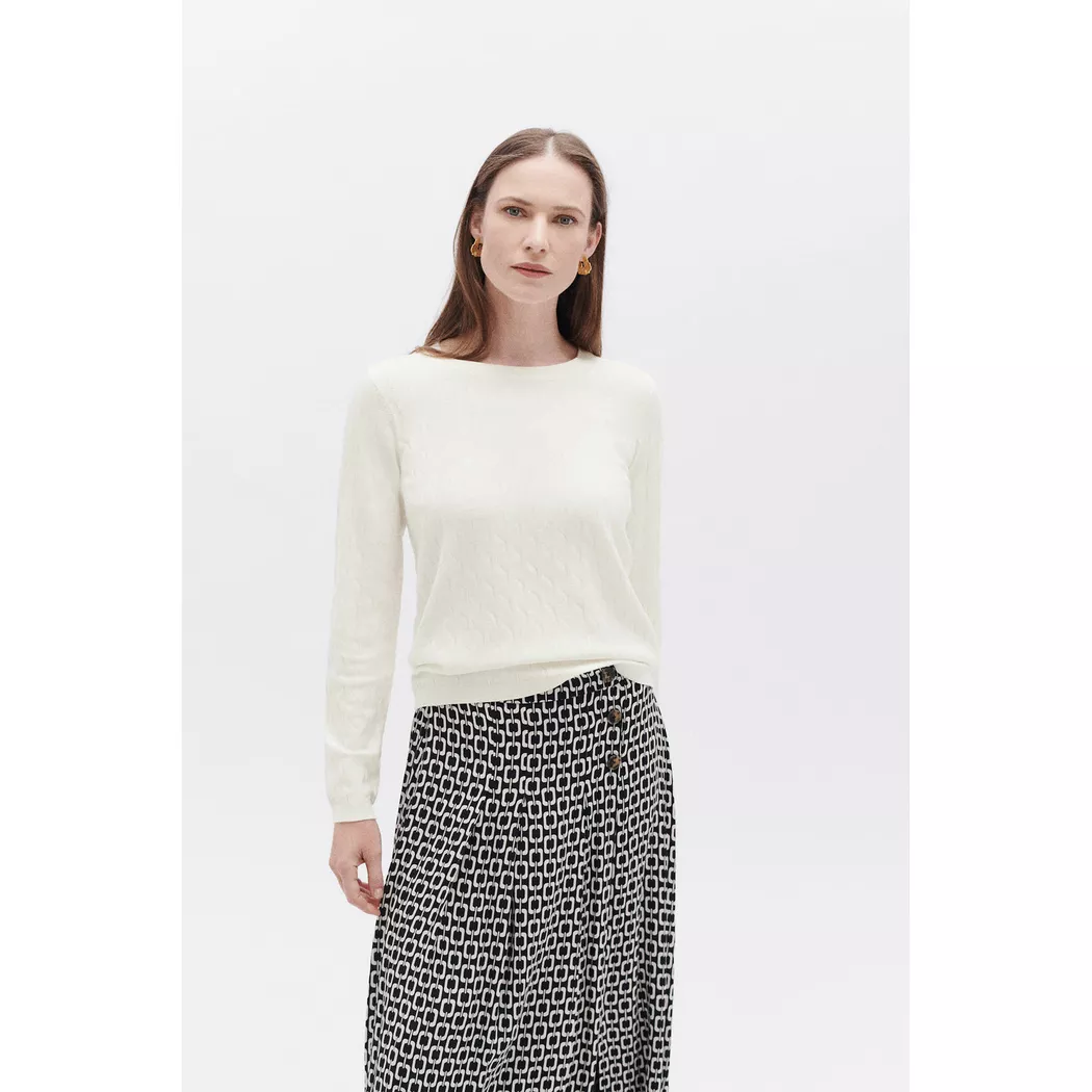 Caroll - Pullover, für Damen, Beige Größe S
