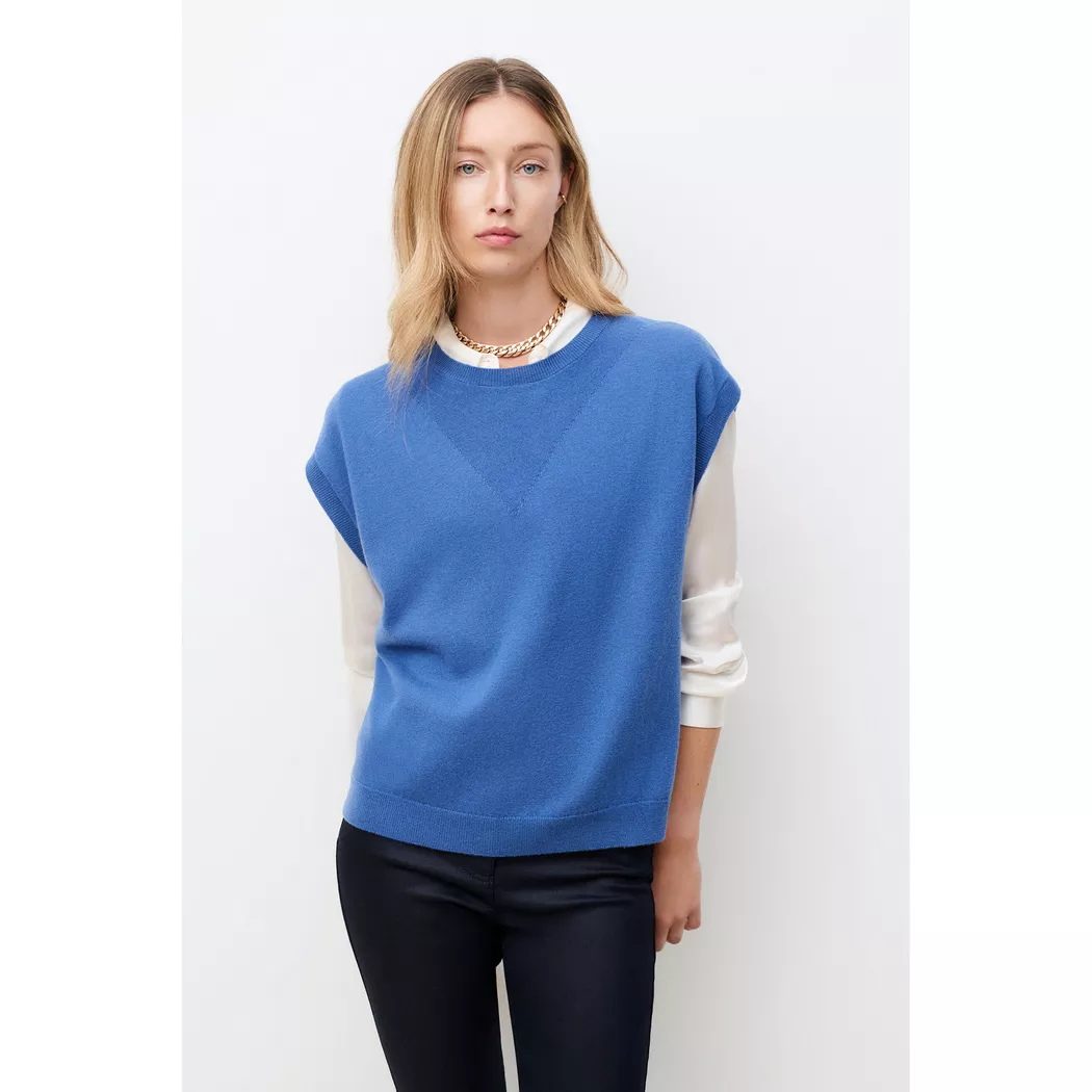 Caroll - Pullover, für Damen, Blau Größe M 2