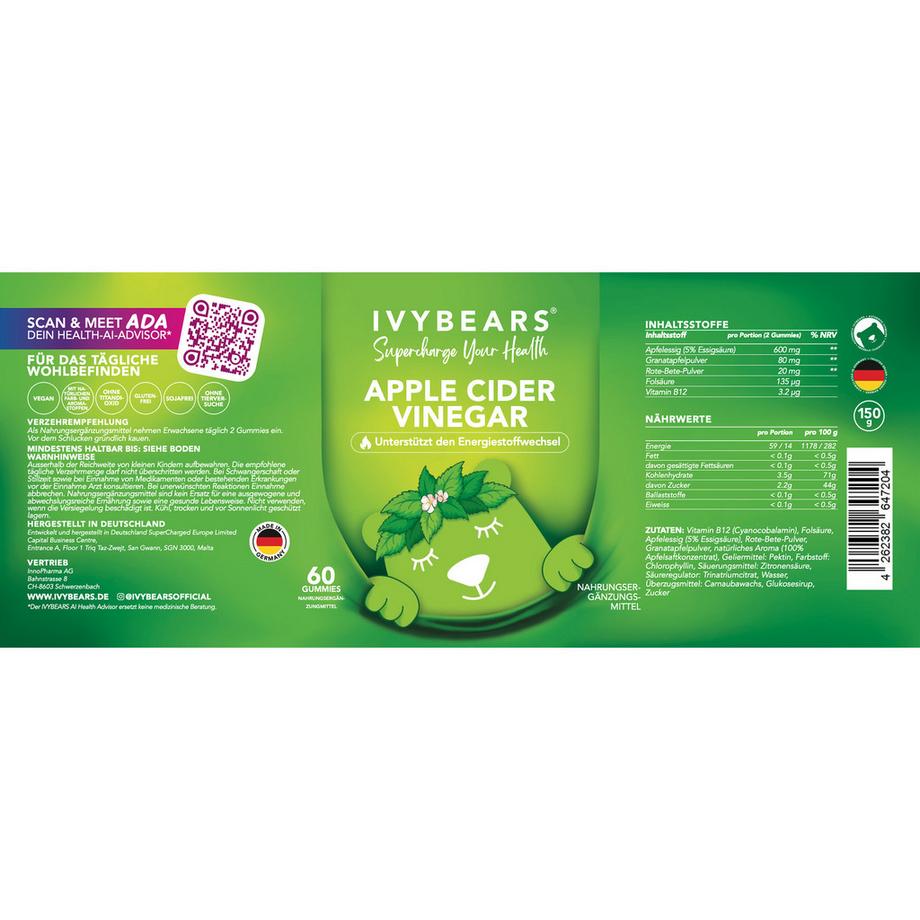 IVYBEARS  Apple Cider Vinegar 