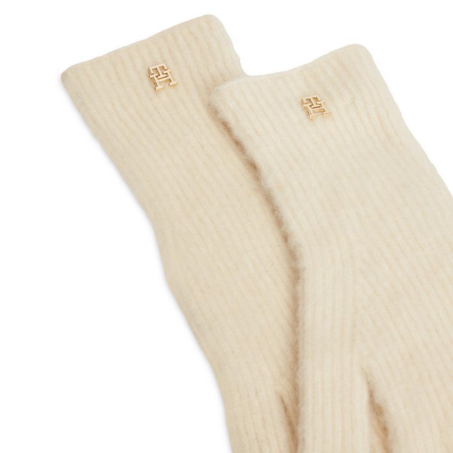 TOMMY HILFIGER Gants à doigts Chic Elevé en tricot côtelé  