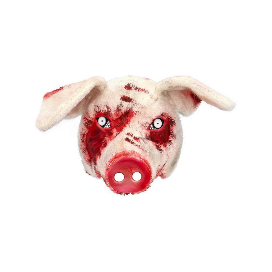 BOLAND  Maschera in peluche Maiale insanguinato 