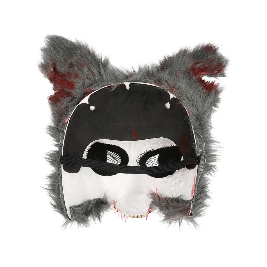 BOLAND  Maschera in peluche Lupo mannaro insanguinato 