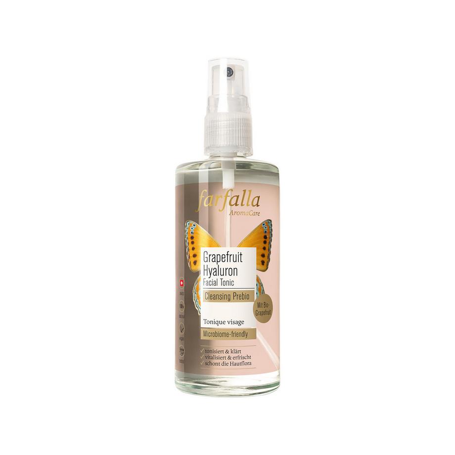 Grapefruit Hyaluron Facial Tonic, Cleansing Prebio