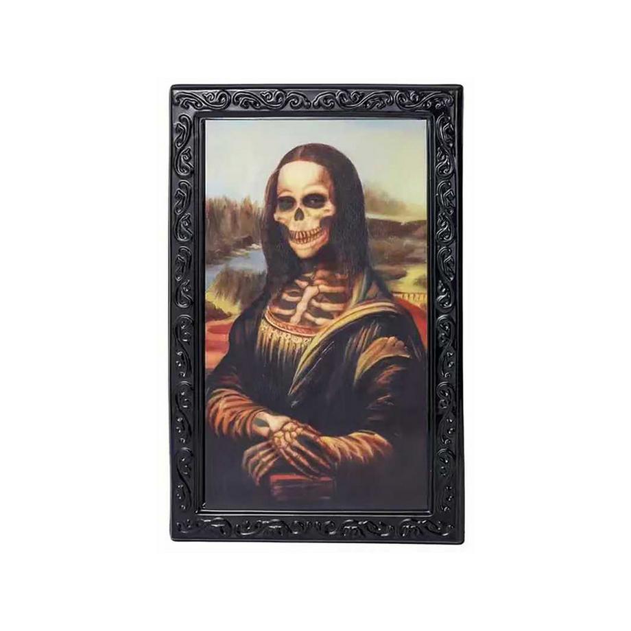 Immagine 3D 38 × 26 cm Monna Lisa / scheletro