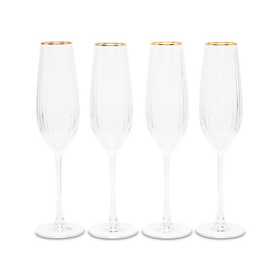 Champagnerglas, 4 Stück