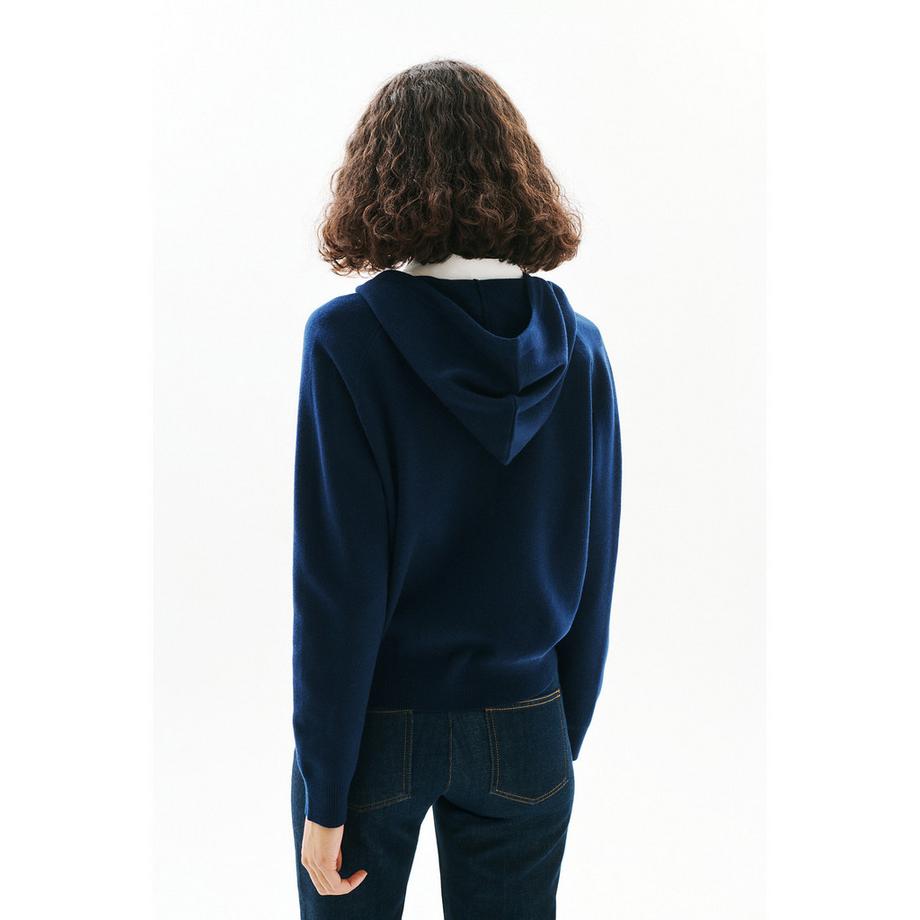 Caroll Cardigan à Capuche Coupe Droite  