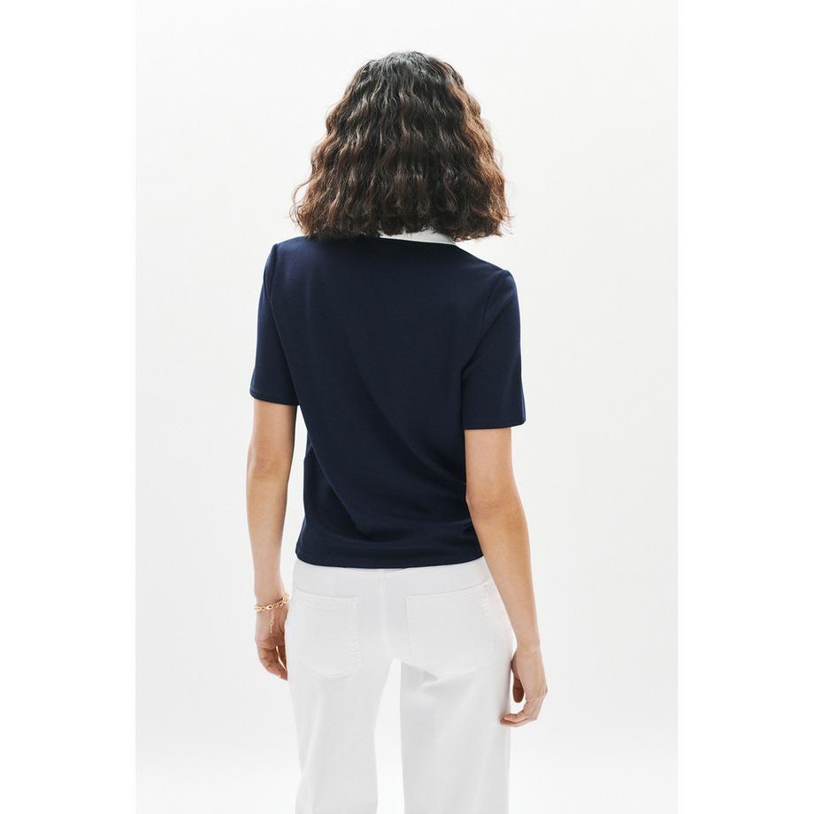 Caroll T-Shirt Polo Manches Courtes Coupe Droite avec Col Kent  