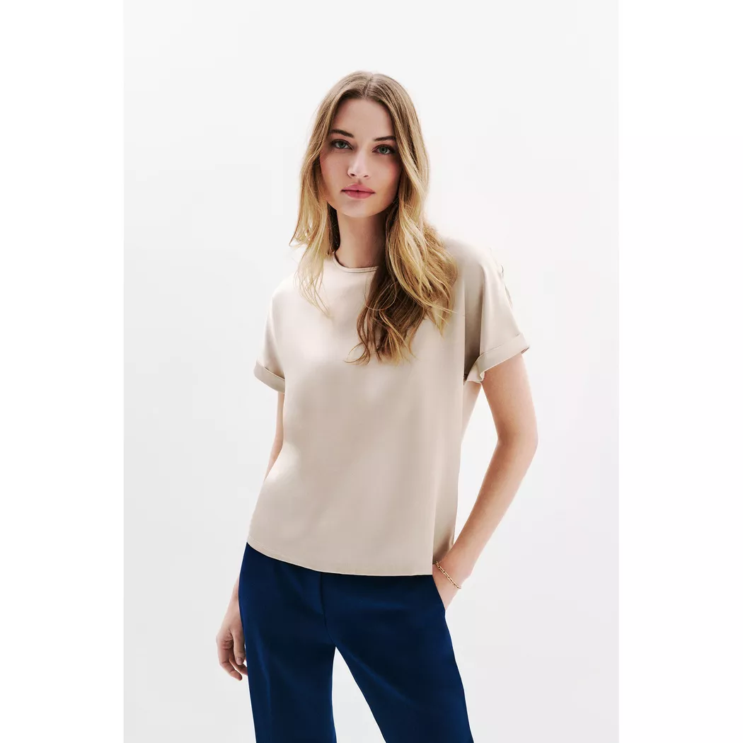 Caroll - T-Shirt, für Damen, Beige Größe S