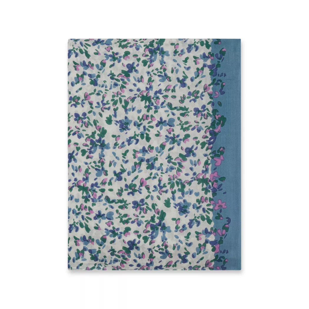 Caroll Printed Scarf Blue One Size