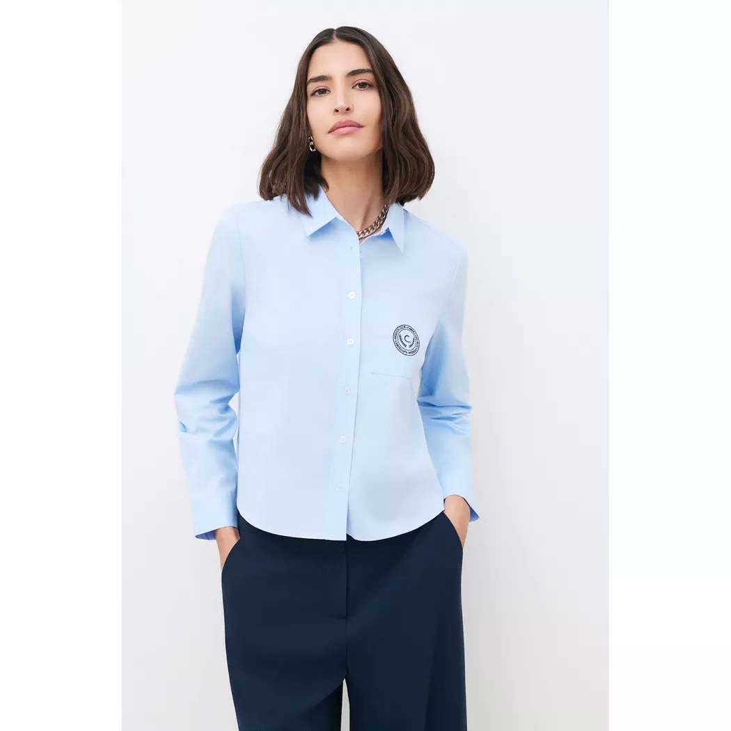 Caroll - Hemd, für Damen, Hellblau, Größe 38