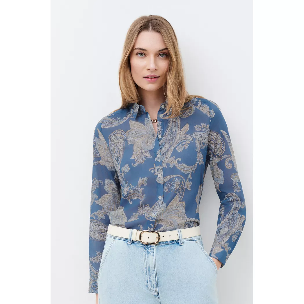 Caroll - Hemd, für Damen, Blau Größe 36