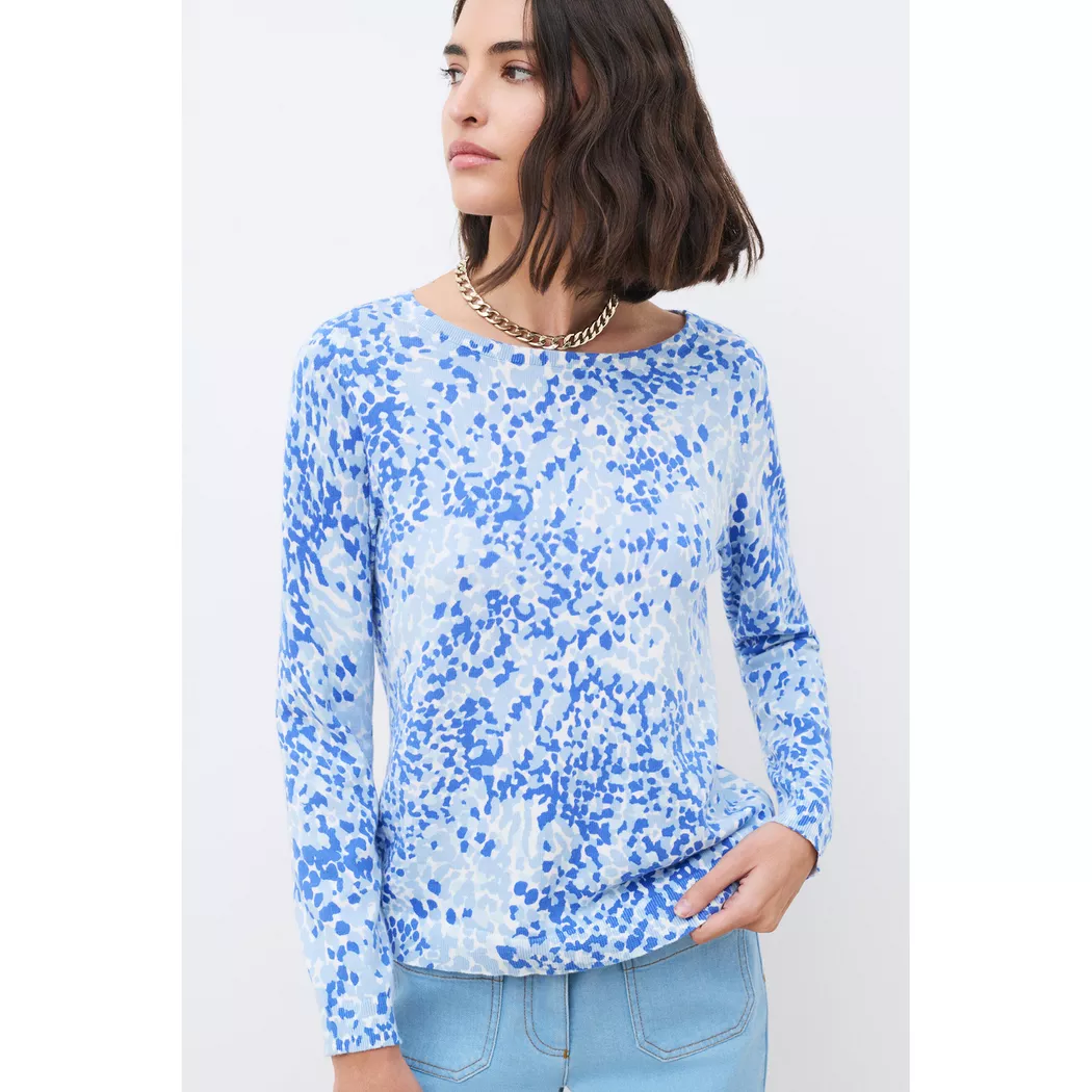 Caroll - Pullover, für Damen, Blau Größe XL