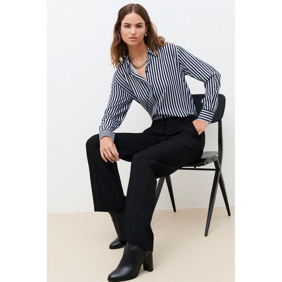 Caroll Pantalon Femme Coupe Droite  