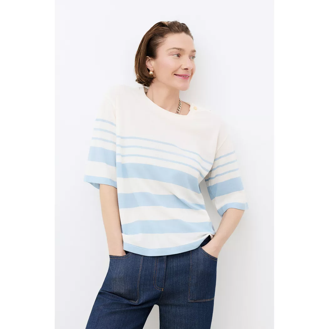 Caroll - T-Shirt, für Damen, Marine, Größe L