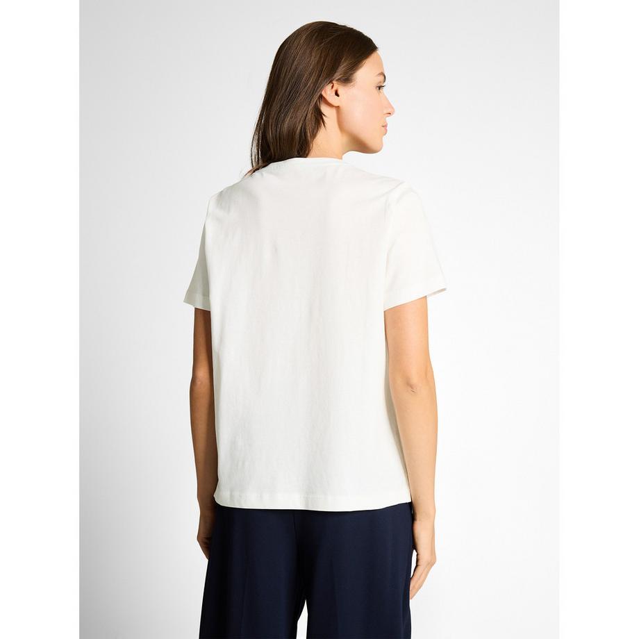 TOM TAILOR Kurzarm T-Shirt mit abstraktem Print  