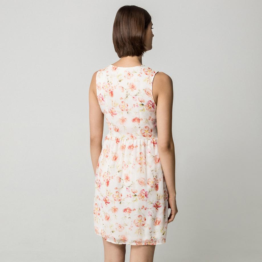 VILA Ärmelloses Kleid mit Blumenmuster  