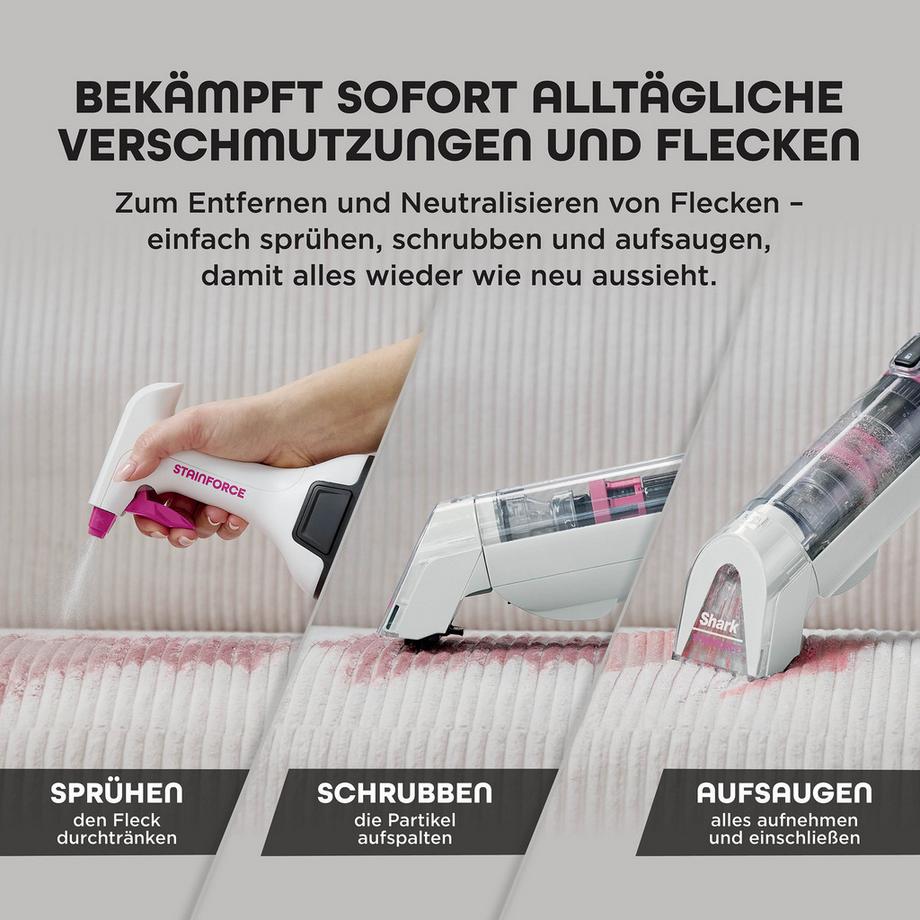 Shark Aspirateur à main Détacheur StainForce 